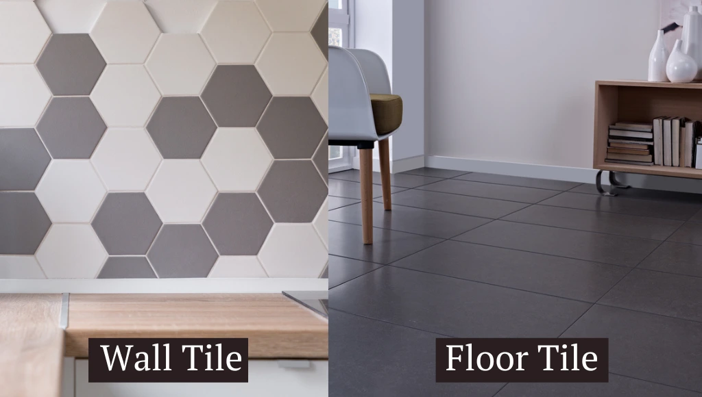 What is the Difference Between Wall Tiles and Floor Tiles